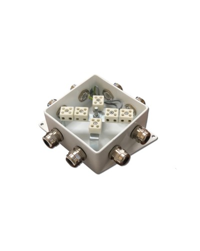 КМ-О (12к*6,0)-IP66-120х120, пять вводов: Коробка монтажная огнестойкая в Хасавюрте