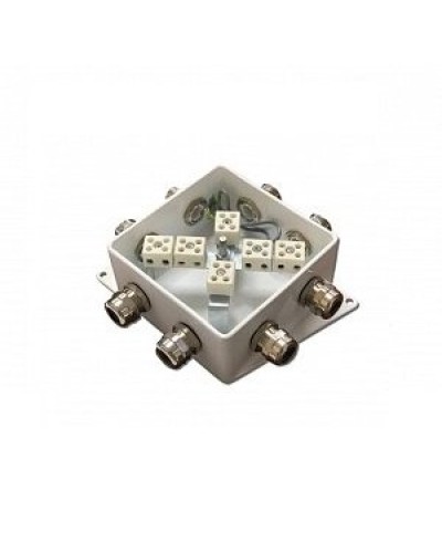 КМ-О (12к*10,0)-IP66-120х120, три ввода: Коробка монтажная огнестойкая в Хасавюрте