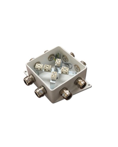 КМ-О (10к)-IP66-120х120, пять вводов: Коробка монтажная огнестойкая в Хасавюрте