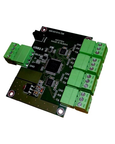 AVT-USB/4RS232. Промышленный преобразователь USB в RS-232. Инфотех в Хасавюрте