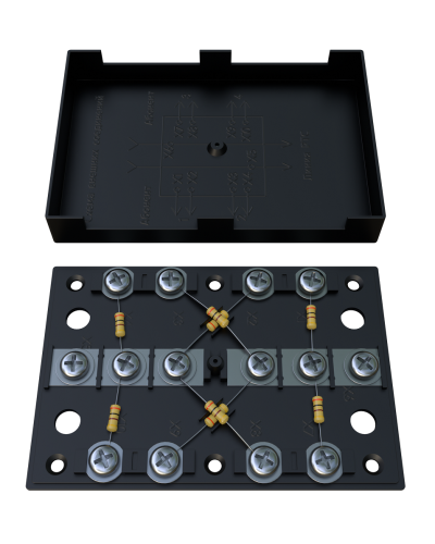 KRA-4 75 Om black (MEC42102). Коробка на 4 абонента. МЭК-Электрика в Хасавюрте