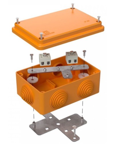 Коробка огнестойкая 120х80х50 (40-0340-FR2.5-4). Коробка огнестойкая для открытой установки. Промрукав в Хасавюрте
