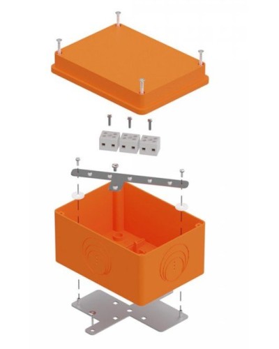 Коробка огнестойкая 150х110х90 E15-E120 для о/п (40-0351-FR1.5-6). Коробка огнестойкая для открытой установки. Промрукав в Хасавюрте