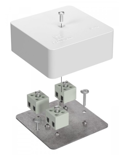 Коробка огнестойкая 75х75х30 (40-0450-FR1.5-6). Коробка огнестойкая для открытой установки. Промрукав в Хасавюрте