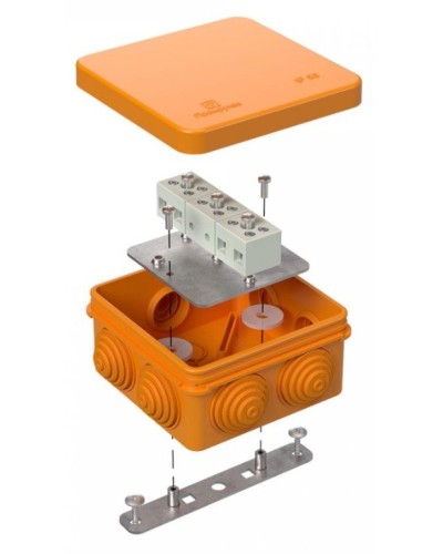 Коробка огнестойкая 80х80х40 (40-0210-FR2.5-6). Коробка огнестойкая для открытой установки. Промрукав в Хасавюрте