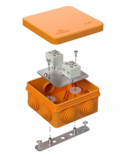 Коробка огнестойкая 40-0210-FR6.0-4 Е15-Е120 80х80х40. Коробка огнестойкая для открытой установки. Промрукав в Хасавюрте